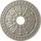 Ekena Millwork Warsaw Ceiling Medallion (Fits Canopies up to 3 1/2"), 18"OD x 3 1/2"ID x 1 3/8"P, Pearl White CM18WAPWS - alternate 1